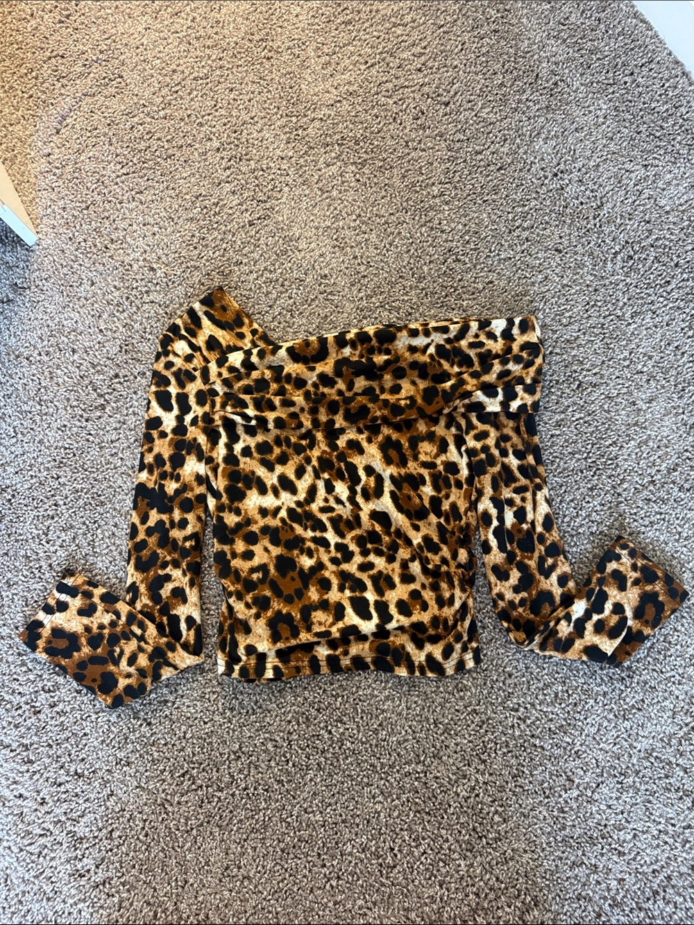 Amazon cheetah top